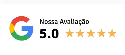 Avaliação de cinco estrelas no Google Meu Negócio